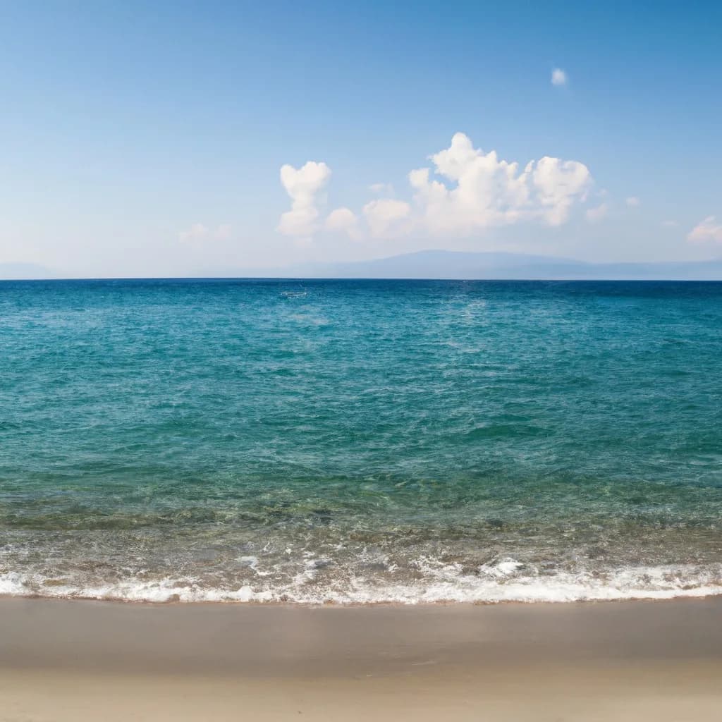 A clear-water beach on Ikaria